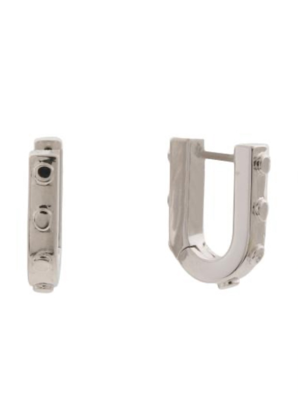 Gorjana Silver Link Hoop Earrings